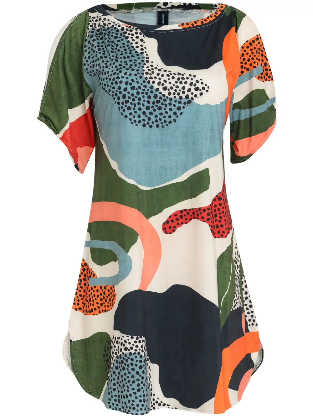 Allat Abstract-Print Mini Dress