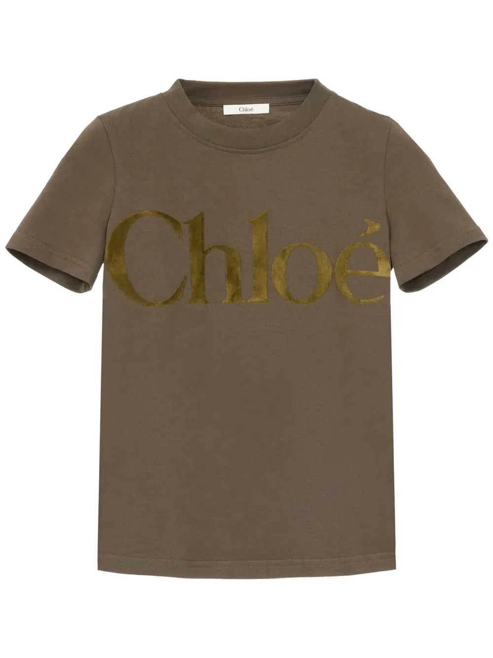 Flocked-Logo T-Shirt