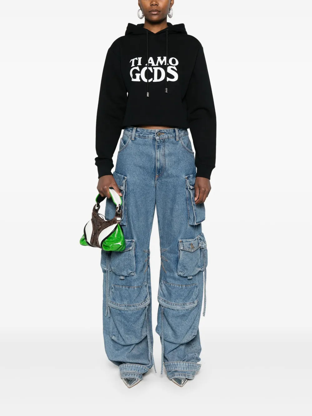 Ti Amo Cropped Hoodie