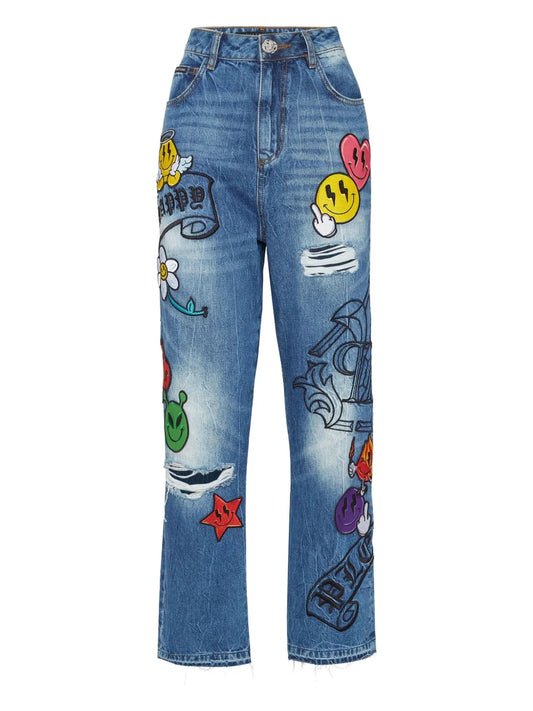 Smile Straight-Leg Jeans