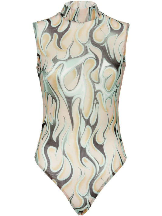 Sleeveless Flame Body