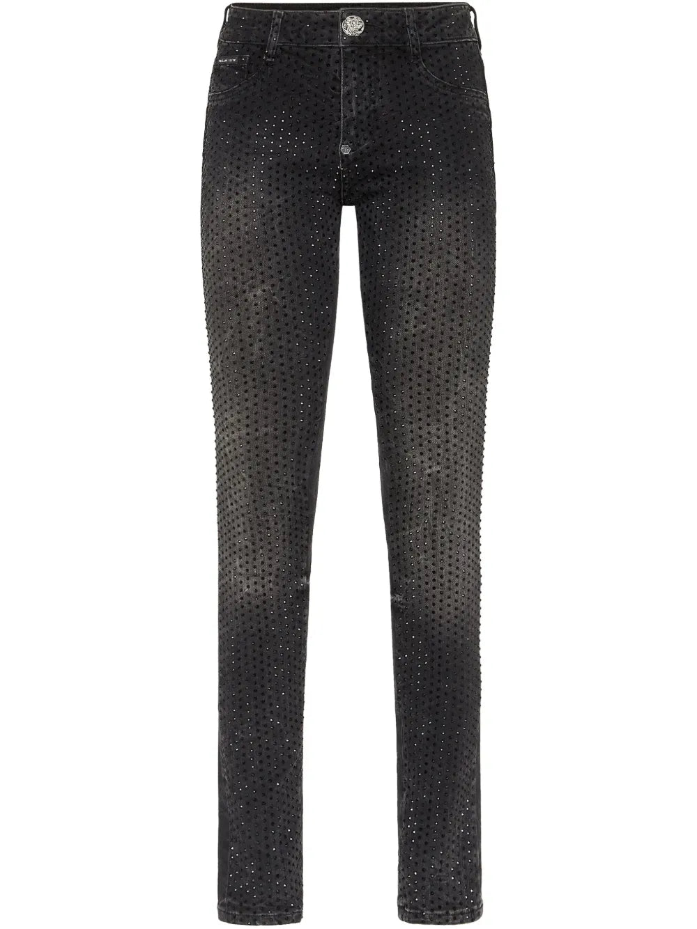 Crystal-Embellished Jeans