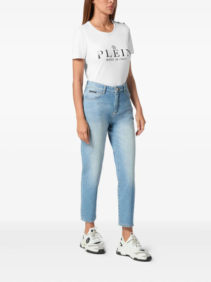 Logo-Appliqué Jeans