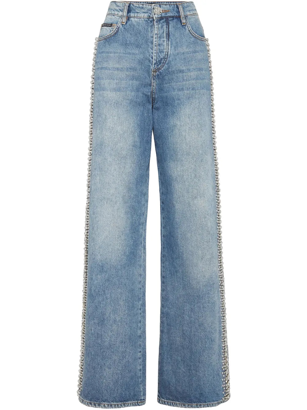 Crystal-Embellished Jeans