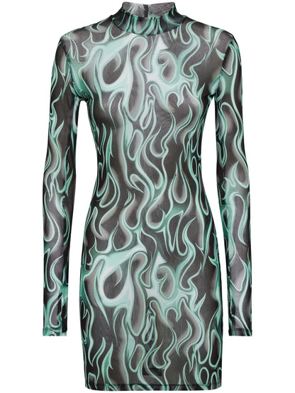 Flame Minidress