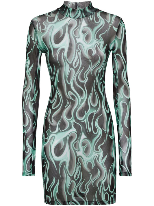 Flame Minidress