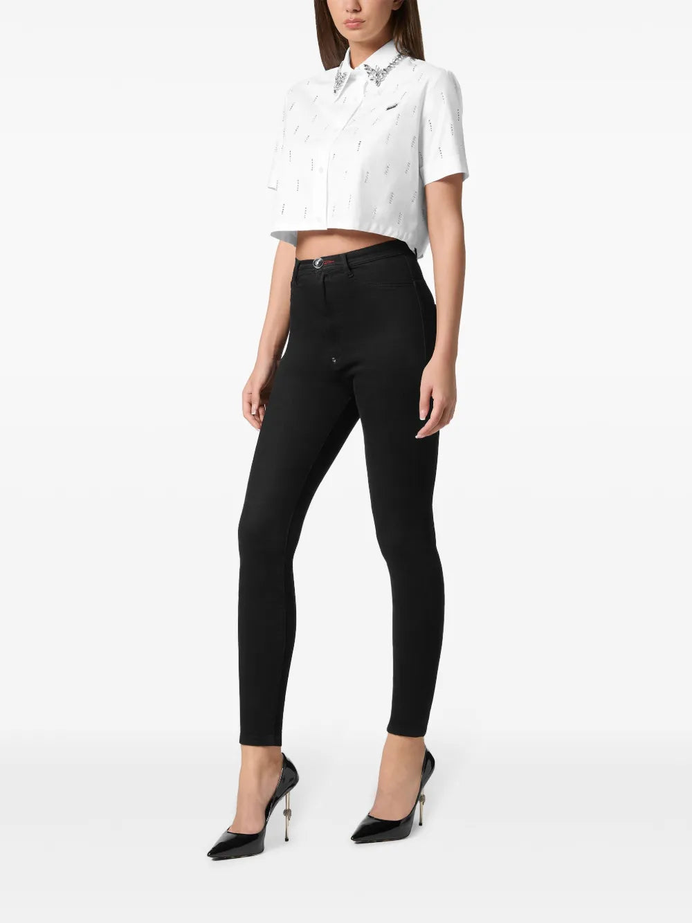 Crystal-Embellished Shirt
