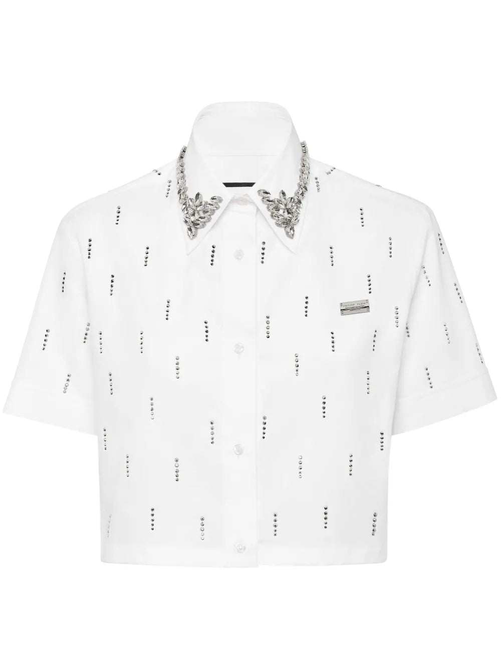 Crystal-Embellished Shirt