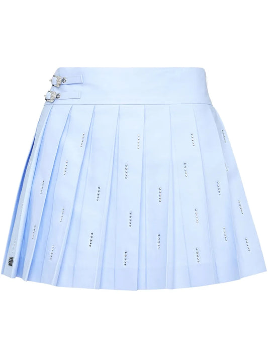 Pleated Skull Skirt