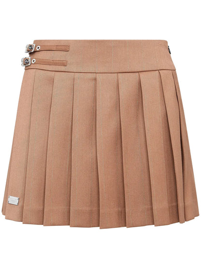Plissé Mini Skirt