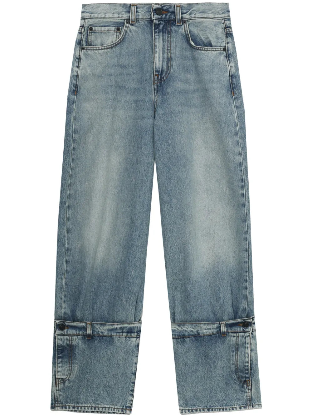 Logo-Patch Straight Jeans