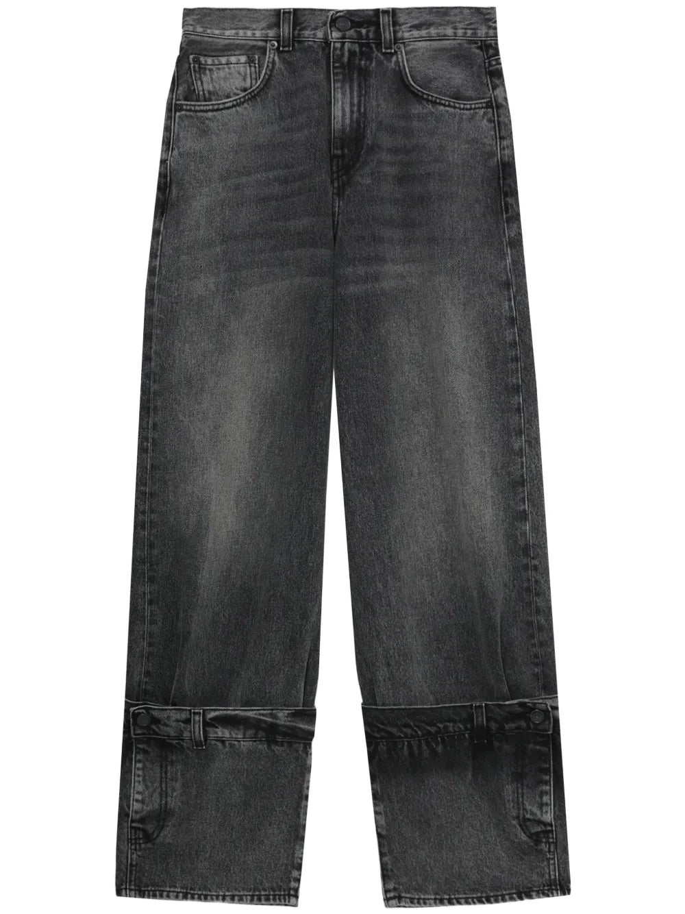 Logo-Patch Straight Jeans