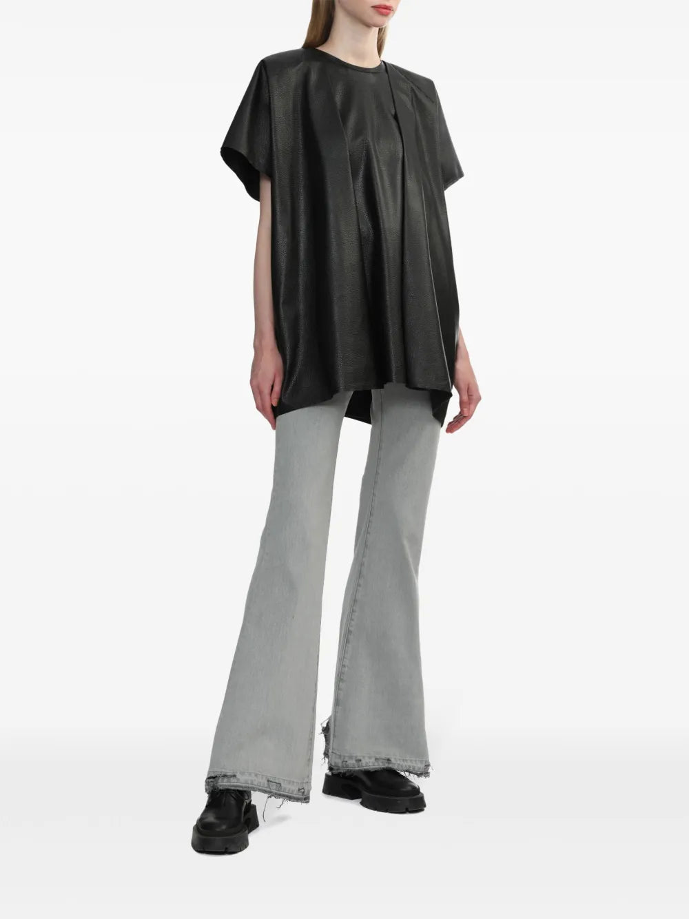 Distressed Flared Jeans