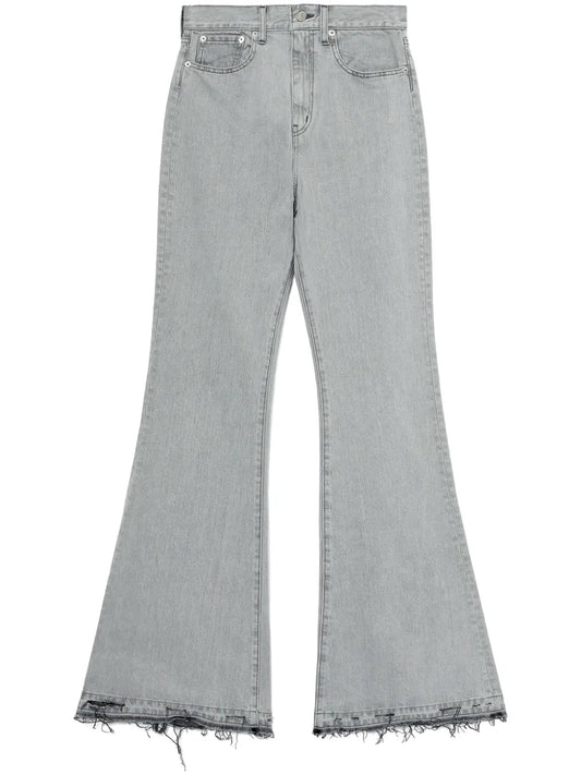 Distressed Flared Jeans
