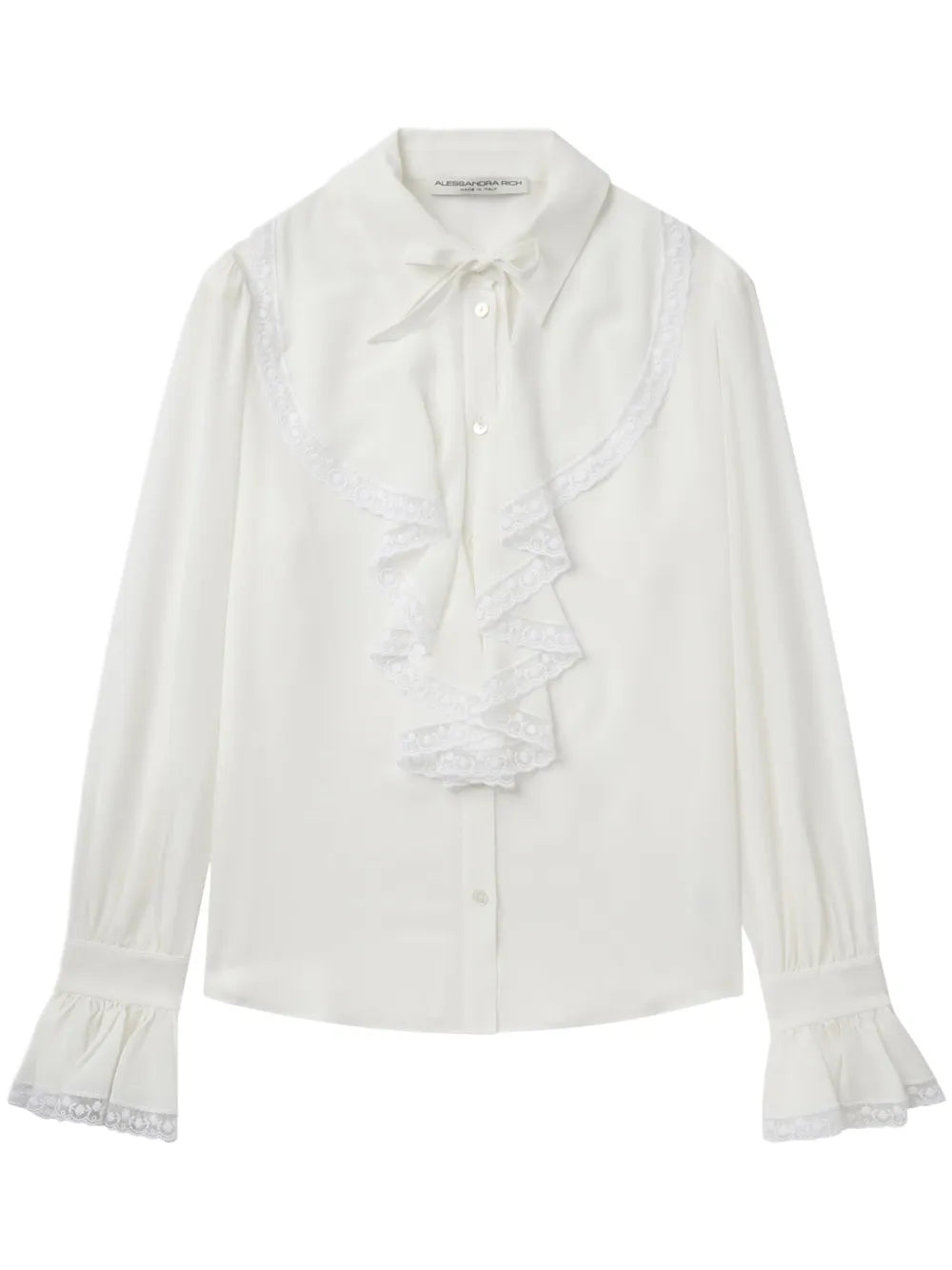 Ruffle-Detailing Blouse