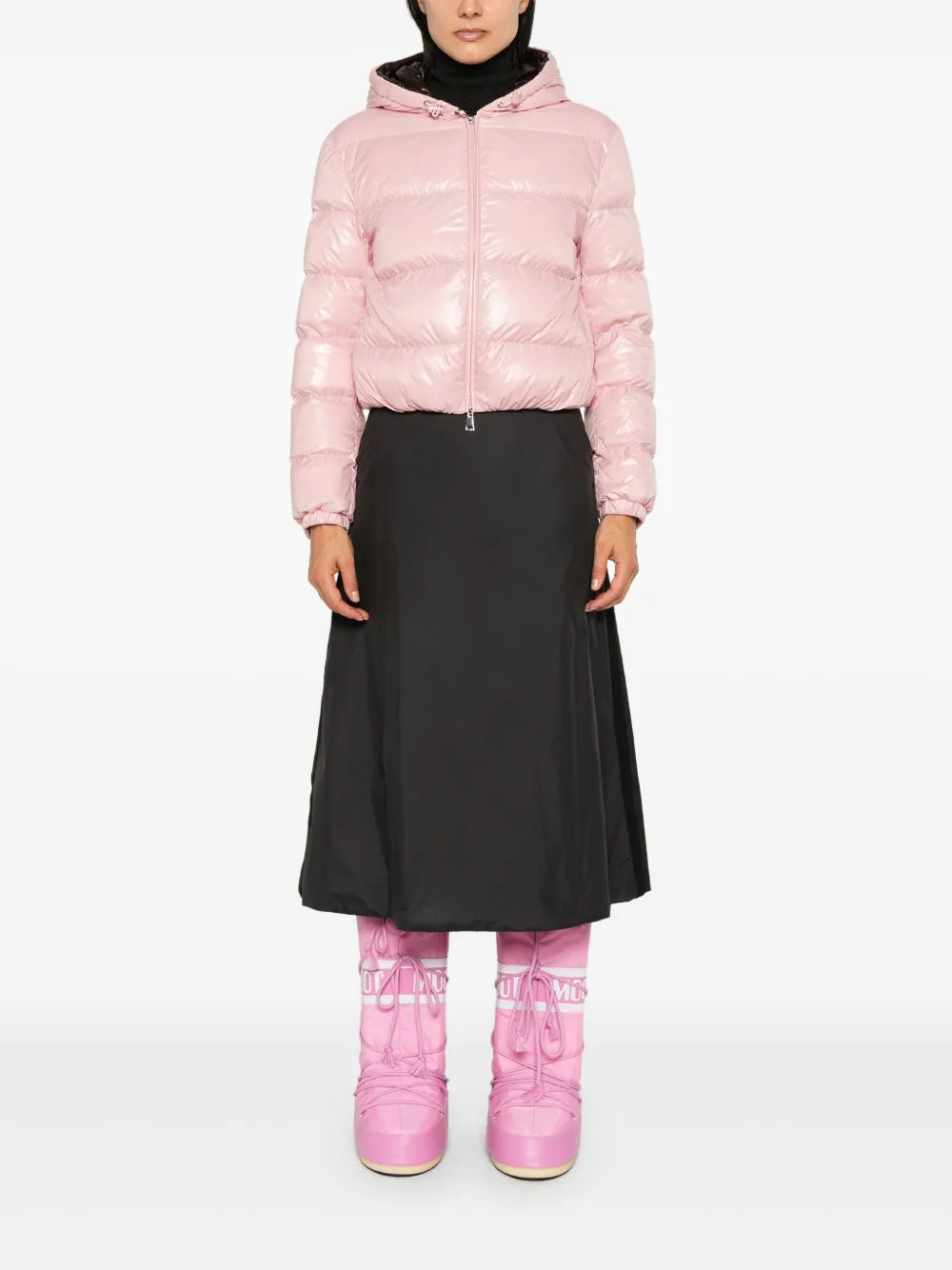 Padded Midi Skirt