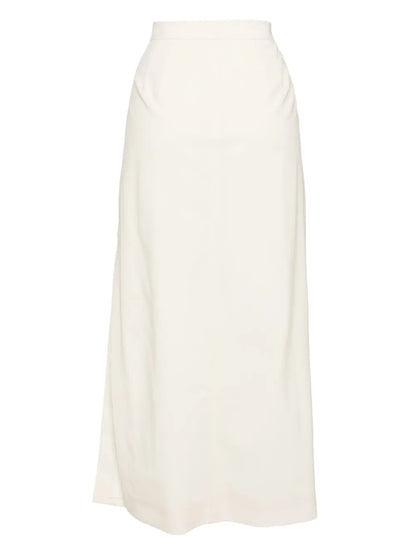 Crepe Midi Skirt