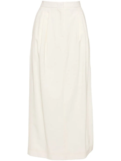 Crepe Midi Skirt