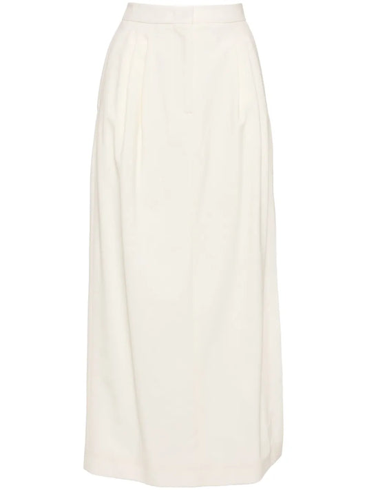 Crepe Midi Skirt
