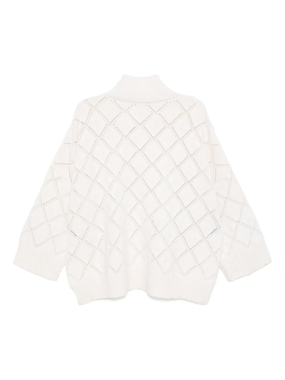 Flower Embellished Knit Sweater