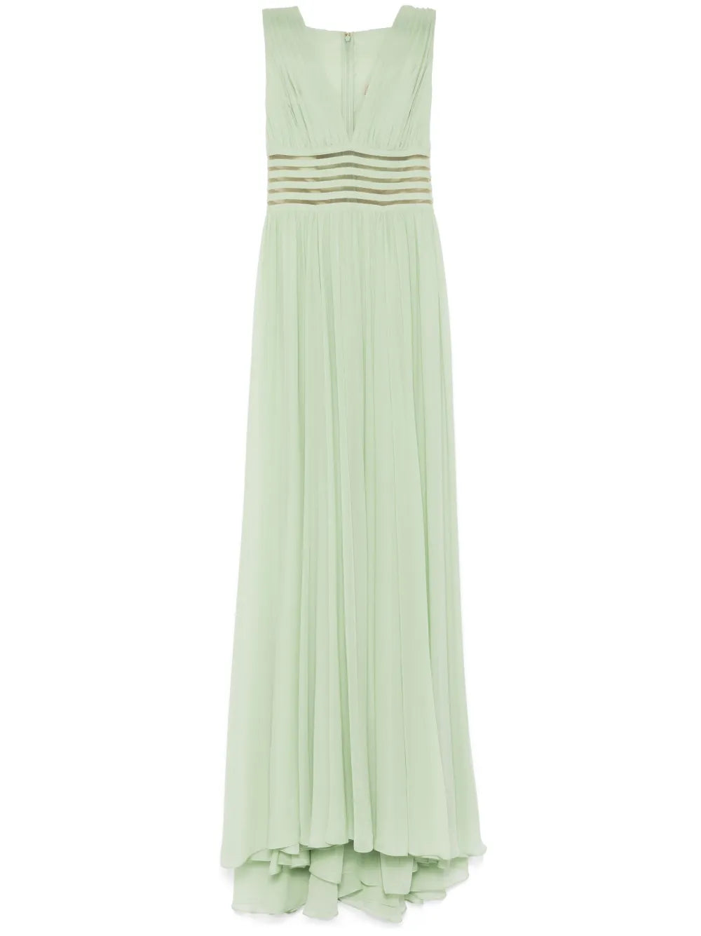 Draped Silk Dress