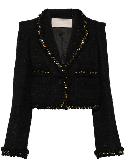Sequin Tweed Jacket