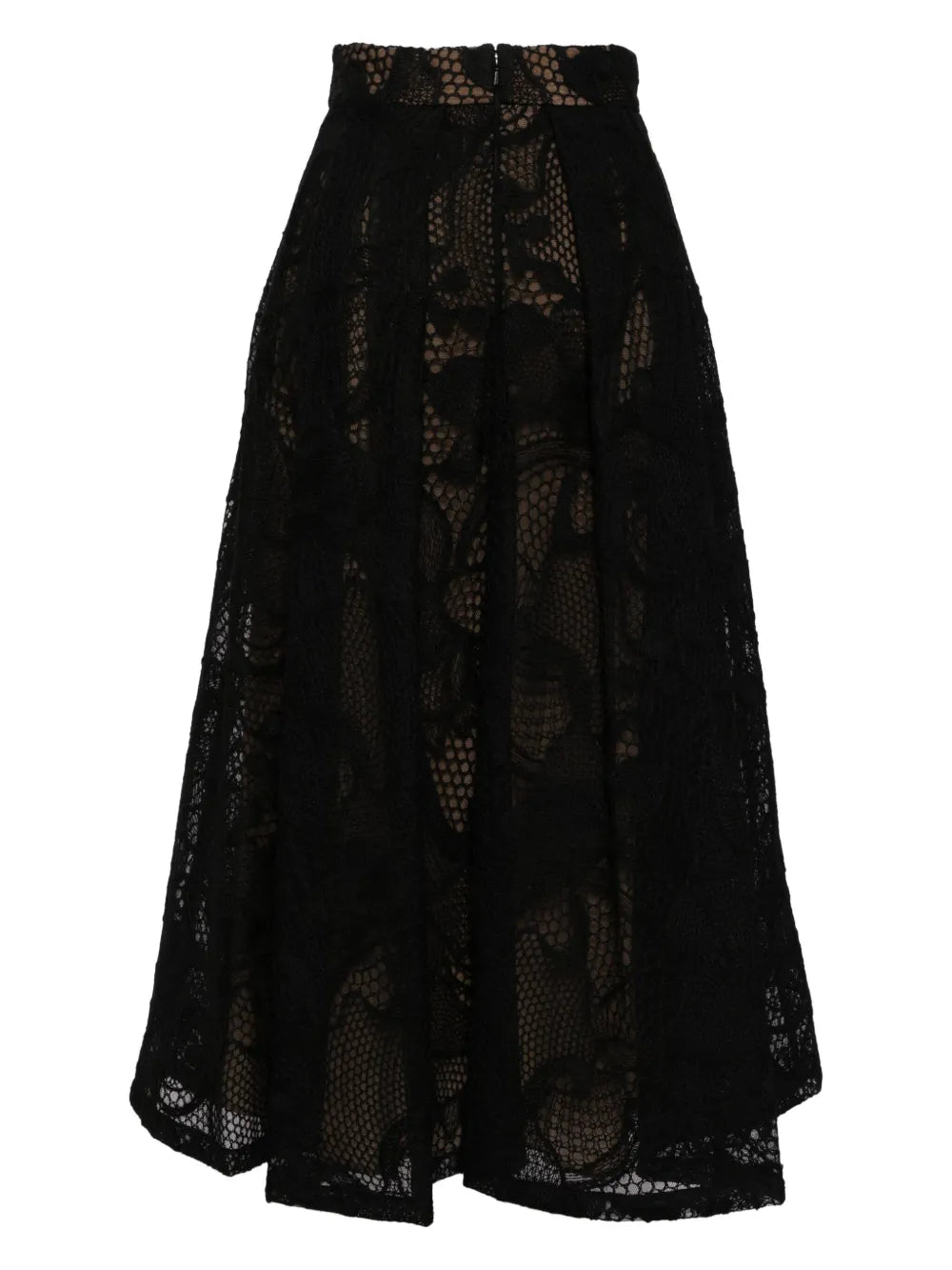 Embroidered Midi Skirt