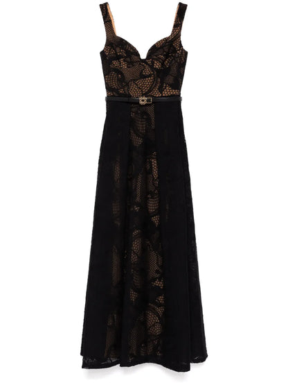 Embroidered Tulle Dress