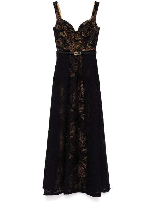 Embroidered Tulle Dress