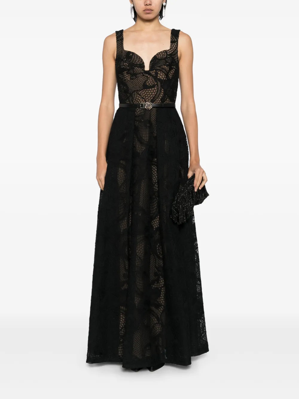 Embroidered Tulle Dress
