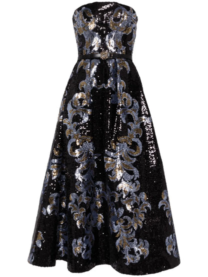 Sequinned Midi Dress