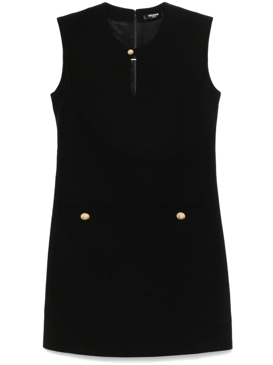 Crepe Mini Dress