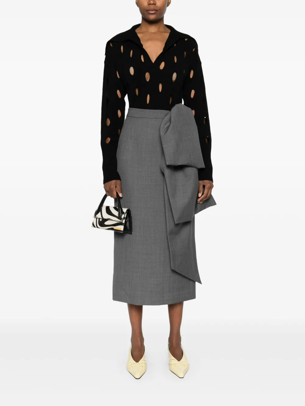 Cut-Out Sweater
