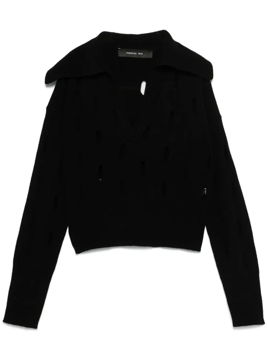 Cut-Out Sweater