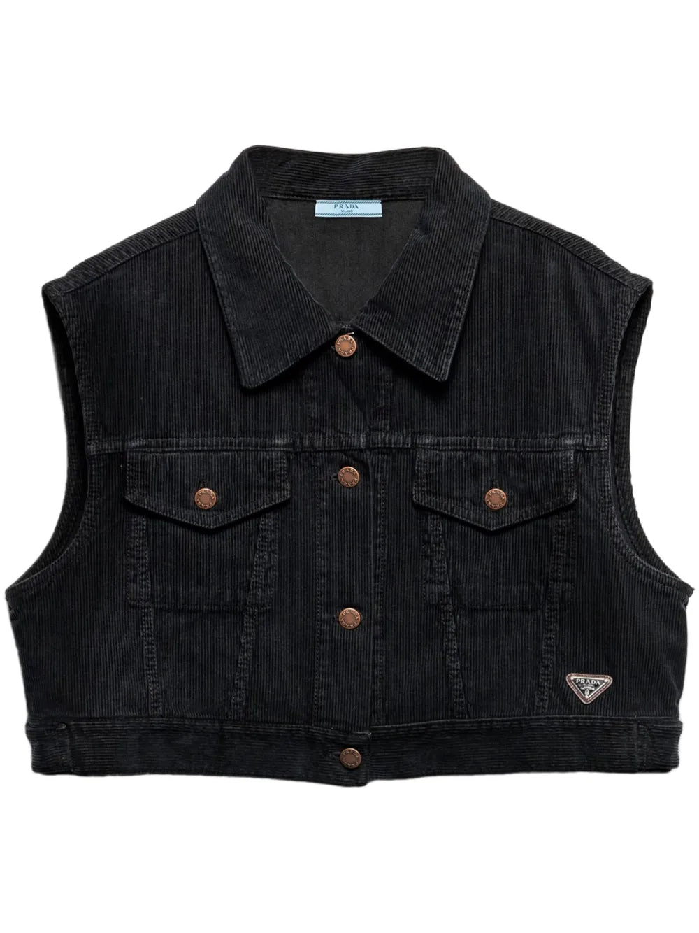 Corduroy Denim Vest