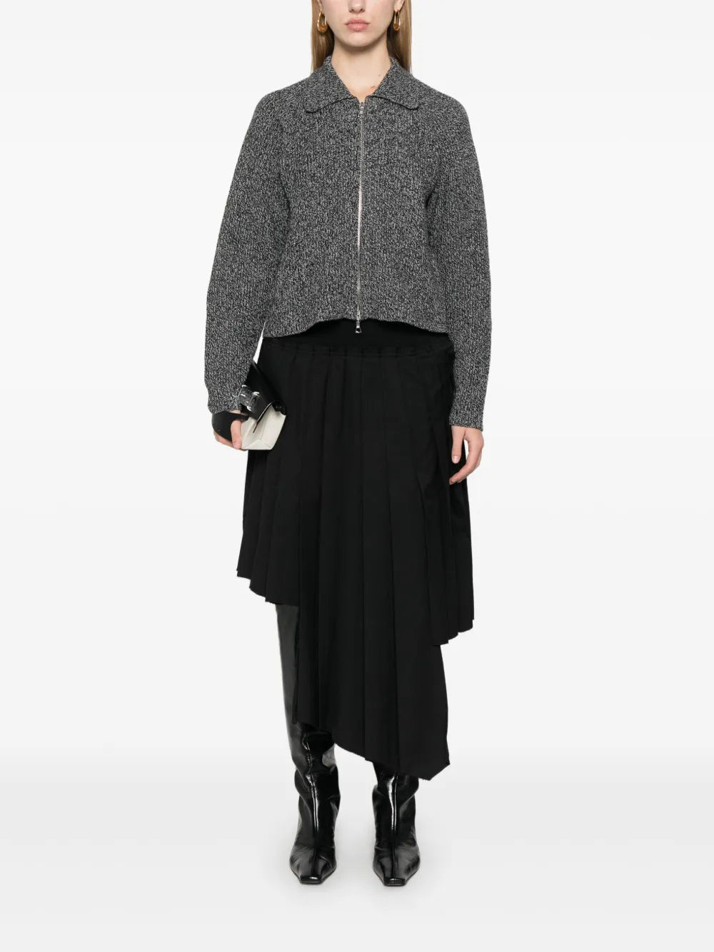 Pleated Midi Skirt
