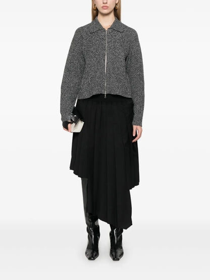 Pleated Midi Skirt