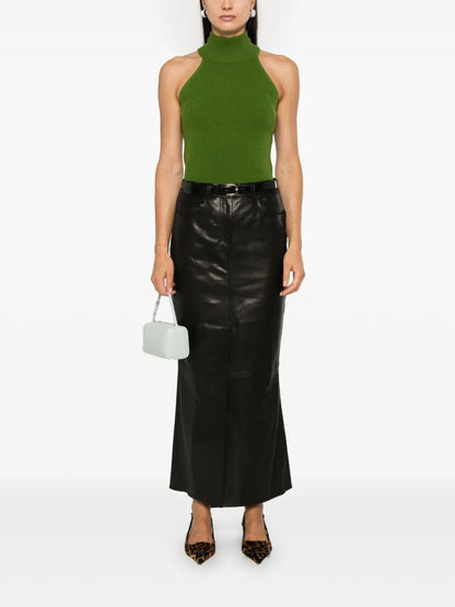 Leather Maxi Skirt