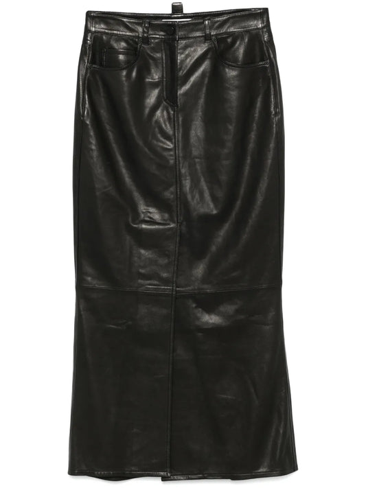 Leather Maxi Skirt