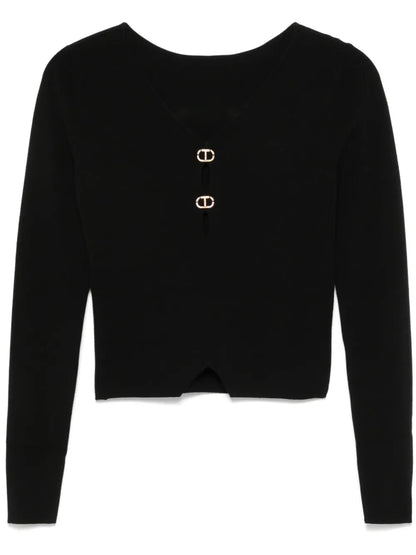 Cut Out-Detail Sweater