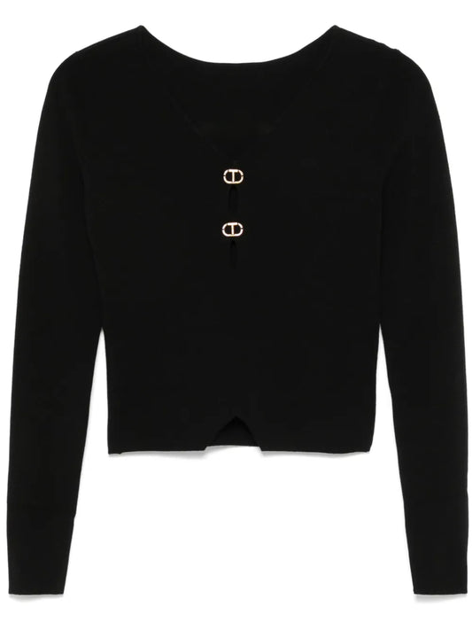 Cut Out-Detail Sweater