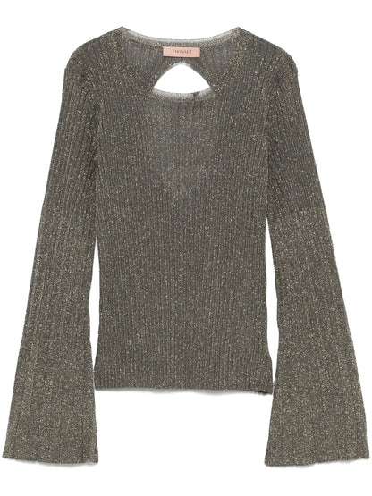 Lurex-Detail Sweater