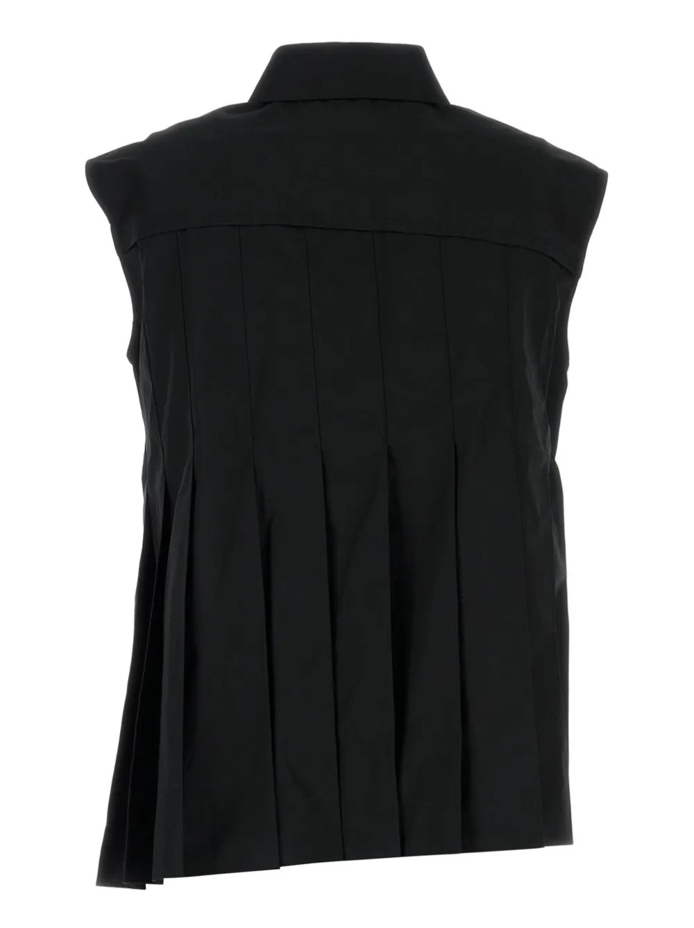 Pleated Asymmetric Shirt