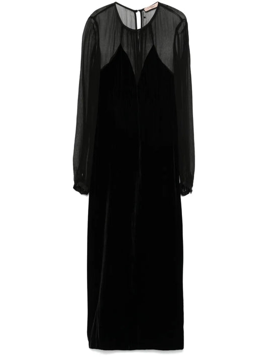 Velvet Midi Coat