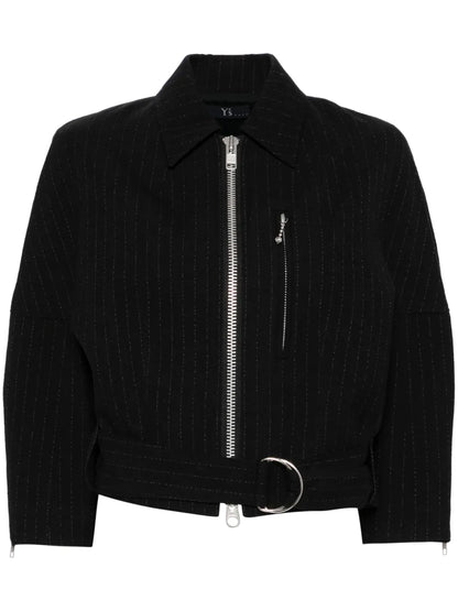 Striped Zip-Up Jacket