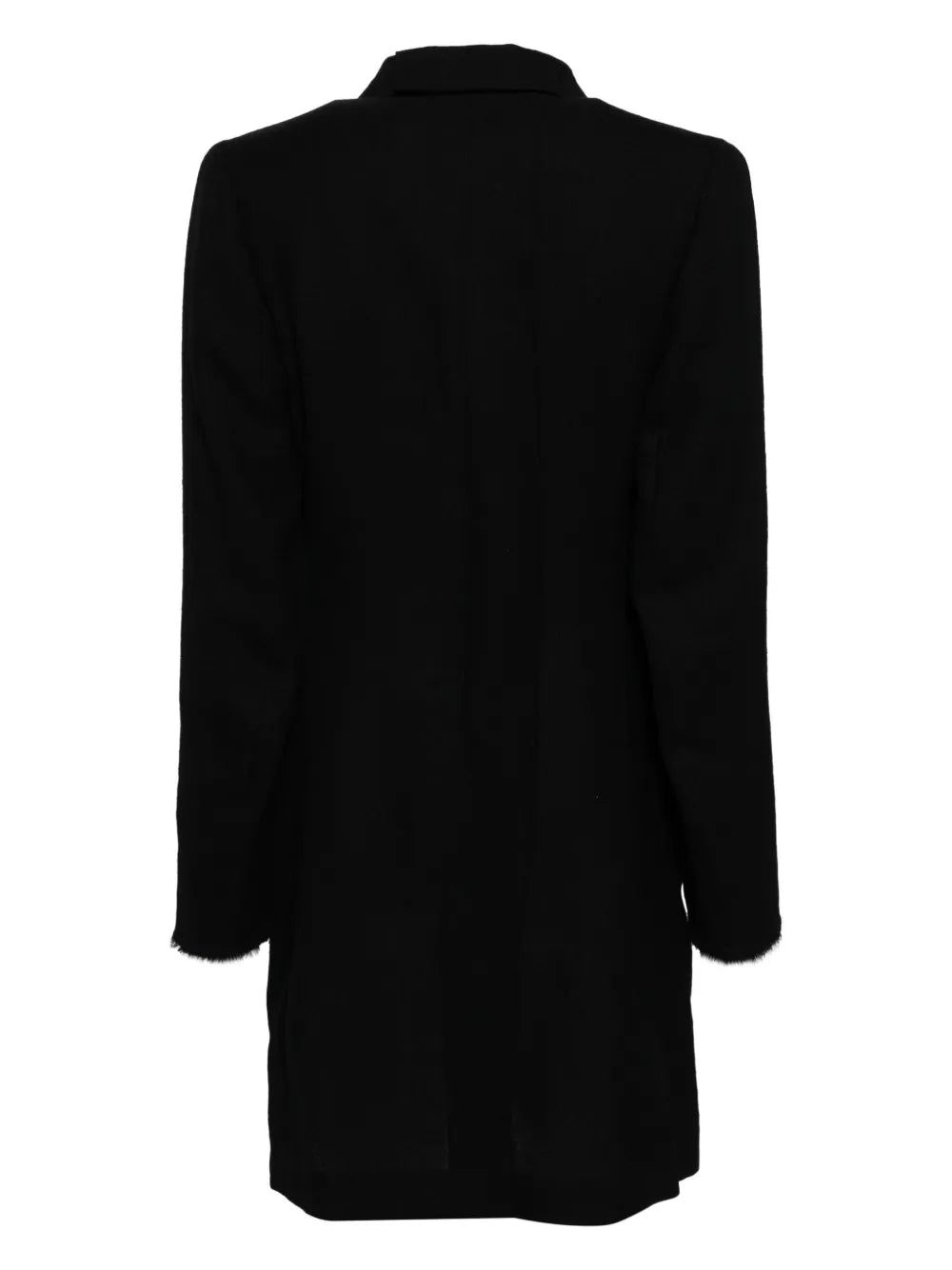 Wool Single-Breasted Coat