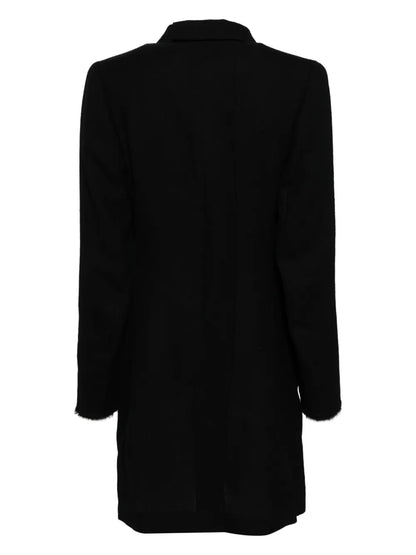 Wool Single-Breasted Coat