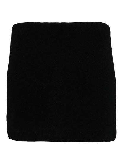 Boucle Knit Mini Skirt