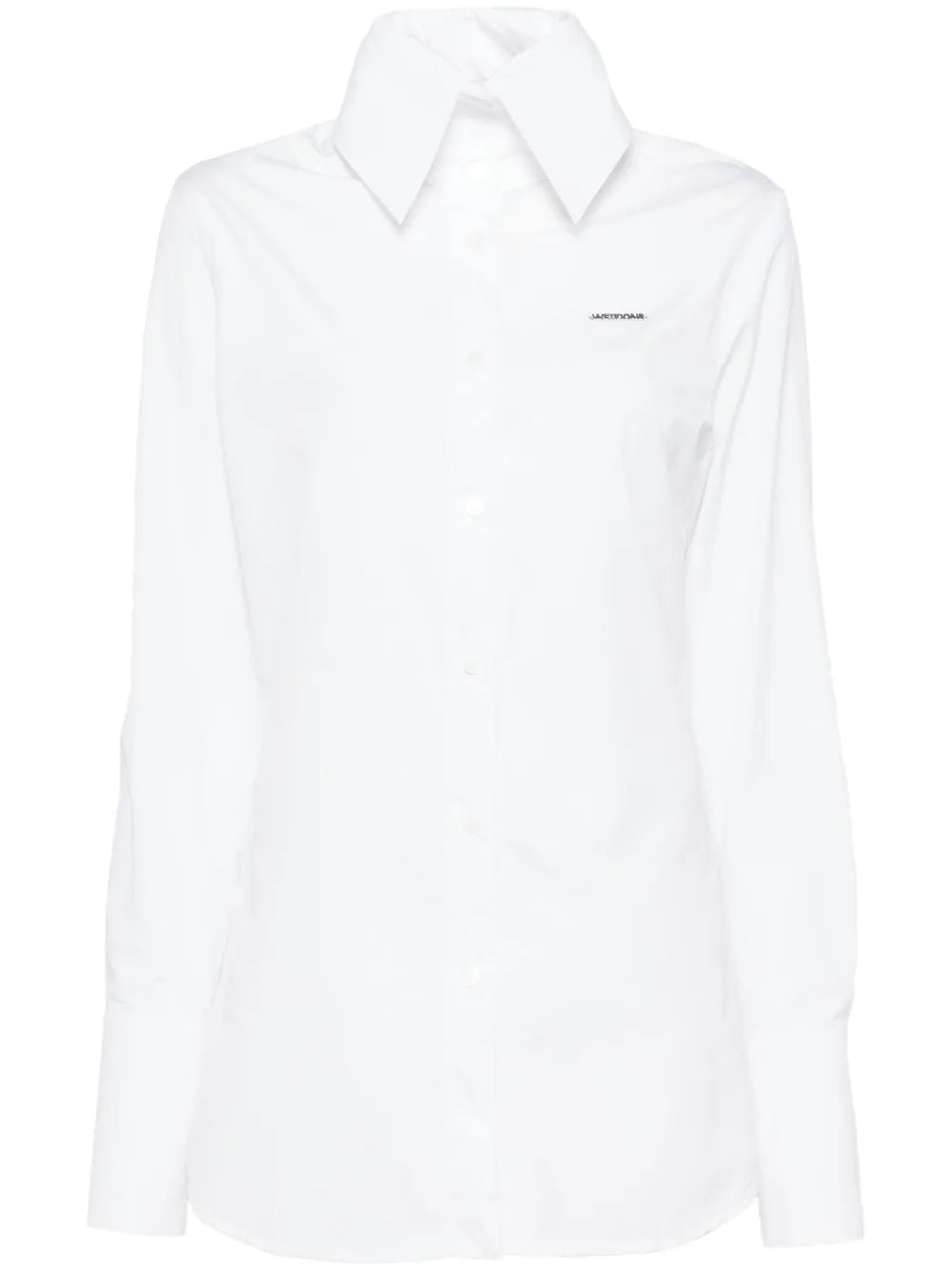 High-Neck Collar Shirt