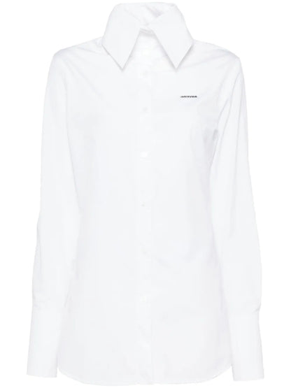 High-Neck Collar Shirt